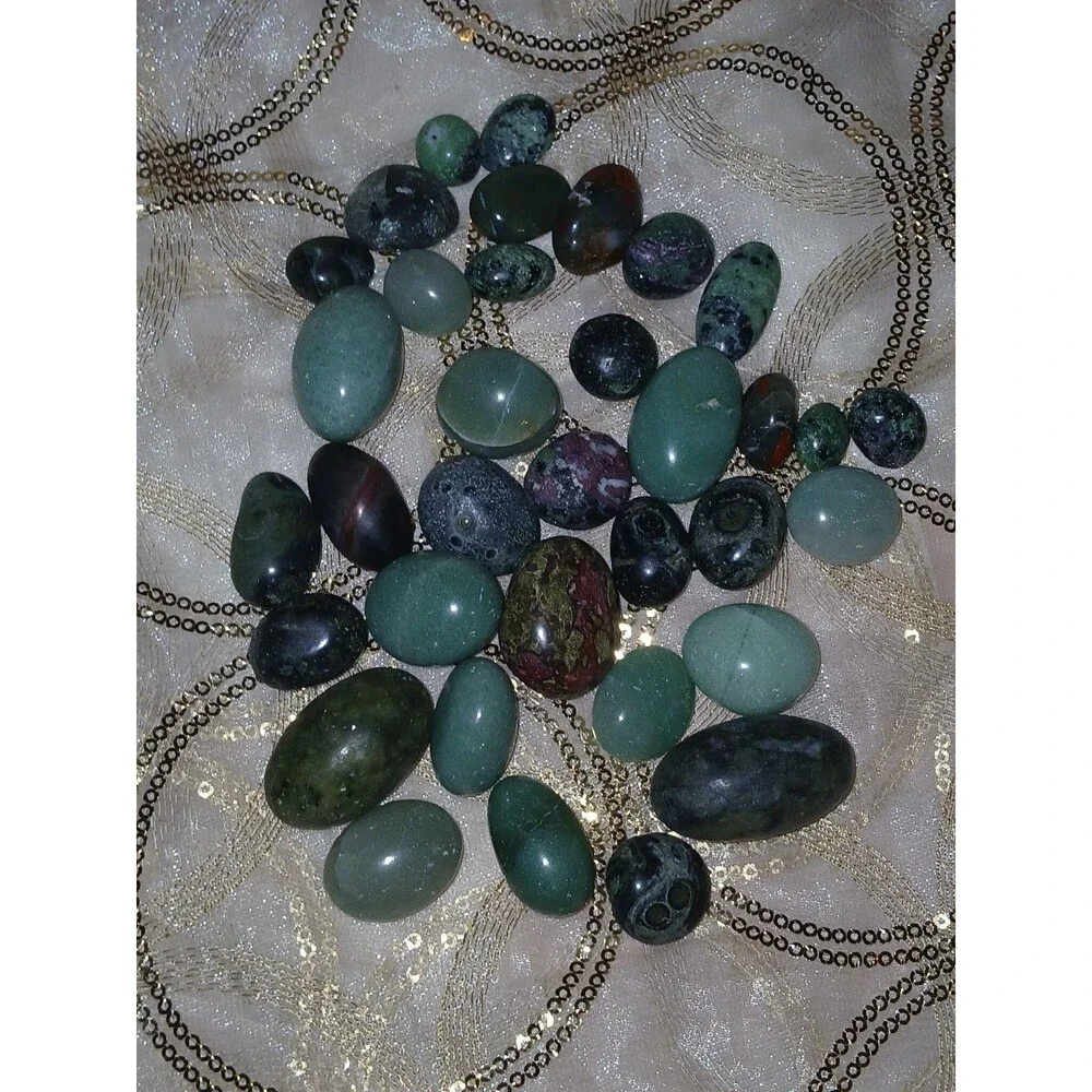 Green Tumble Stone Crystal Bundle